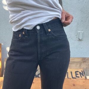 Vtg Levi's 501 jeans made in USA jet black vintage Levis 501s 23 24 25 26 26x30